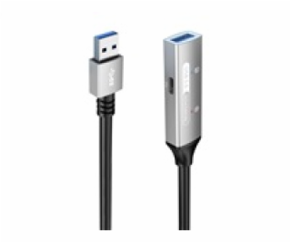 PremiumCord USB 3.2. repeater a prodlužovací kabel Male-F...