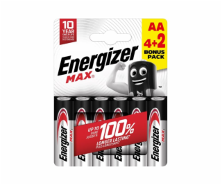Energizer MAX - Tužka AA/4+2 zdarma