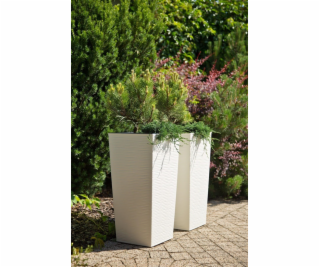 Hrniec Lamela 590-05, plast, H 30 cm, biely