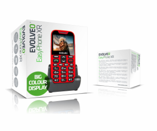 EVOLVEO EasyPhone XR, mobilní telefon pro seniory s nabíj...