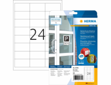 HERMA Wetterfeste Imprägn.Etik.A4 20 Blatt 66x33,8