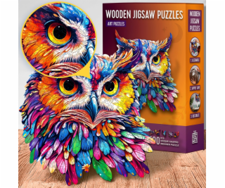 EscapeWelt Dřevěné puzzle Sova 500 dílků