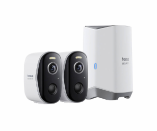 Baseus N1 Plus 2K Outdoor Camera Set (White)