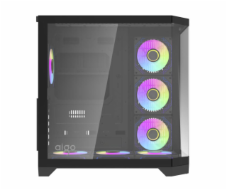 Počítačová skříň Darflash FT418 PRO + 7 ventilátorů aRGB ...