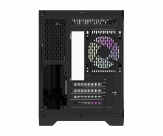 Počítačová skříň Darflash FT418 + 6 ventilátorů aRGB (černá)