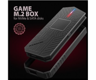 AXAGON EEM2-GAM, USB-C 10Gbps - NVMe & SATA SSD GAME M.2 ...