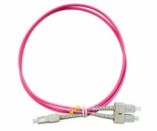 Duplexní patch kabel MM 50/125, OM4, SC-SC, LS0H, 2m
