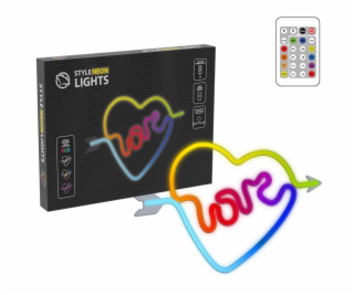 MANTA LOVE HEART, LED Neon plexi dekorácia