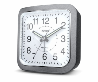Mebus 56988  Grau Quarzwecker
