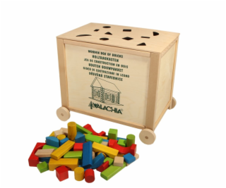 Walachia Dřevěná skládací stavebnice Construct Box vkláda...