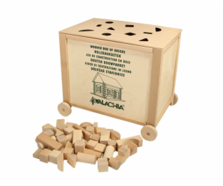 Walachia Dřevěná skládací stavebnice Construct Box vkláda...