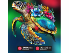 EscapeWelt Dřevěné puzzle Želva 300 dílků