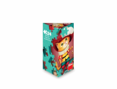 Dino Puzzle triangl Kocour v botách 24 dílků