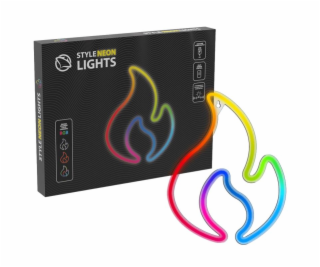 MANTA RGB FLAME, LED Neon plexi dekorácia