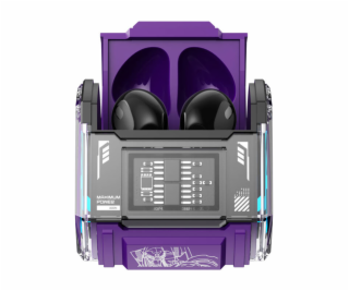 Sluchátka TWS Transformers MG-C03 (fialová)