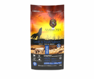 AMBROSIA Lamb & Fresh Salmon - suché krmivo pro psy - 2kg