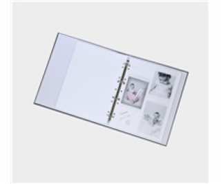 Focus Base Line Canvas Ringbinder Black