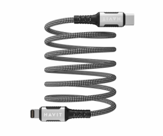 Havit magnetické Kabel USB C-Lightning black
