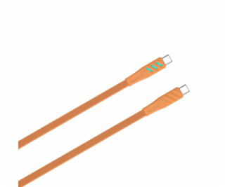 Nabíjecí kabel Havit typ C CB6254 oranžový