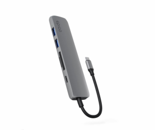 Epico 6in1 Aluminium Hub 
8K with USB-C connector - vesmí...