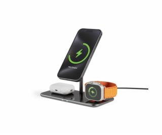Epico Mag+ Glass Charging Stand MagSafe compatible - černá
