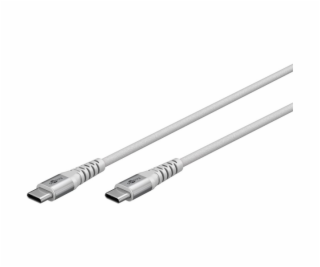 textilní kabel goobay Supersoft USB 2.0, zástrčka USB-C >...