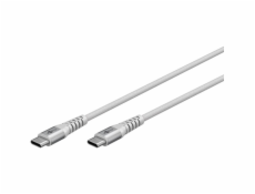 textilní kabel goobay Supersoft USB 2.0, zástrčka USB-C > zástrčka USB-C