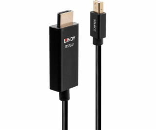 Lindy kabel Lindy Mini DP a HDMI adaptér s HDR 2m