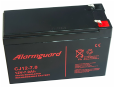 ALARMGUARD CJ12-7 Bezúdržbový olověný akumulátor 12V, kapacita 7Ah, životnost 5 let