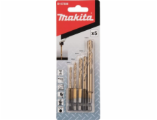 MAKITA SADA VRTÁKOV DO MET.HSS-CINCH 1/4 HEX 5 ks.