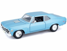 Maisto Composite model Chevrolet Nova 1970 1/24 modrá