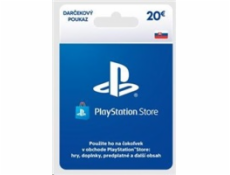 PlayStation Live Cards 20 EUR Hang pro SK PS Store