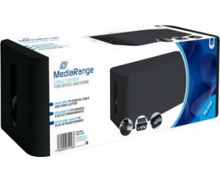 Organizér MediaRange  Kabelbox groß 405x133x155mm černý
