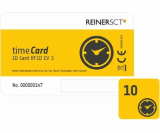Reiner  SCT Chipkarten 10 DES timeCard ev3