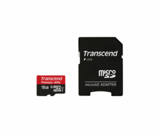 Transcend microSDHC         16GB Class 10 UHS-I 400x + SD...