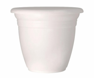Plastový hrniec DOMOLETTI TE000045-110, O45 cm, biely