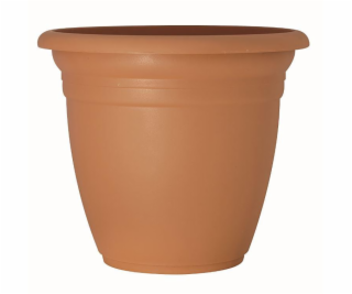Plastový hrniec DOMOLETTI TE000021-100, O21 cm, tmavo hnedý
