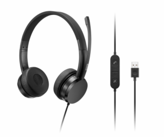 Lenovo sluchátka USB-A Wired Stereo On-Ear Headset (with ...