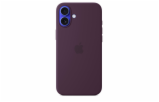 iPhone 16 Plus Silicone Case with MS - Plum