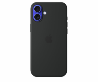 iPhone 16 Plus Silicone Case with MS - Black
