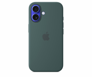 iPhone 16 Silicone Case with MS - Lake Green