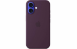 iPhone 16 Silicone Case with MS - Plum