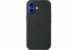 iPhone 16 Silicone Case with MS - Black