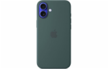 iPhone 16 Plus Silicone Case with MS - Lake Green