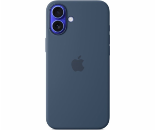 iPhone 16 Plus Silicone Case with MS - Denim