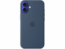 iPhone 16 Plus Silicone Case with MS - Denim