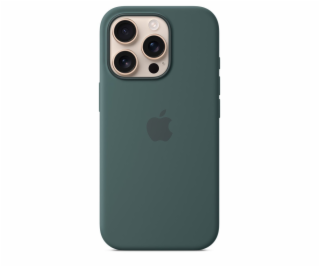 iPhone 16 Pro Silicone Case with MS - Lake Green