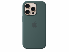 iPhone 16 Pro Silicone Case with MS - Lake Green
