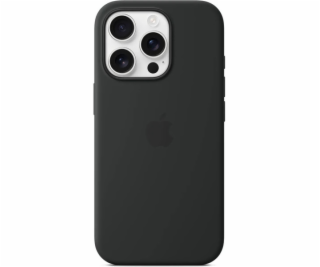 iPhone 16 Pro Silicone Case with MS - Black
