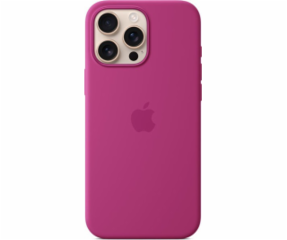 iPhone 16 Pro Max Silicone Case with MS - Fuchsia